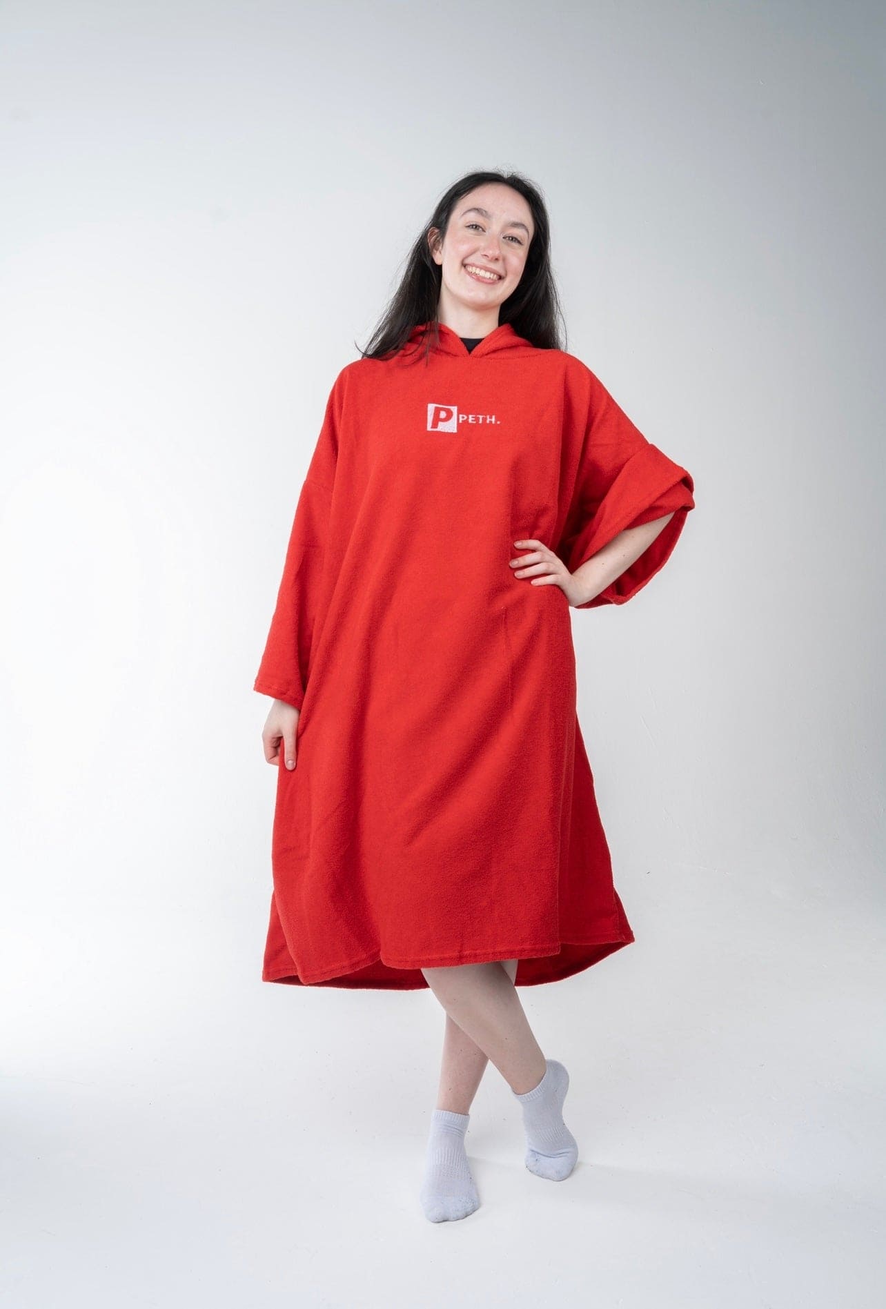 Premium Microfibre Oversized Changing Poncho / Robe - RED – Pethstore